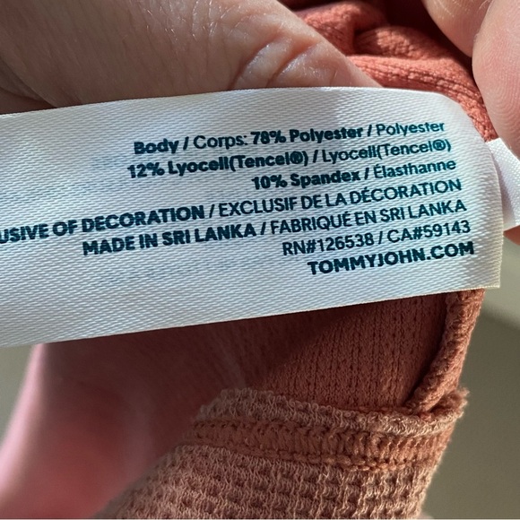 Tommy John waffle jogger and crew neck short sleeve loungewear set. Mixed size - Picture 5 of 8